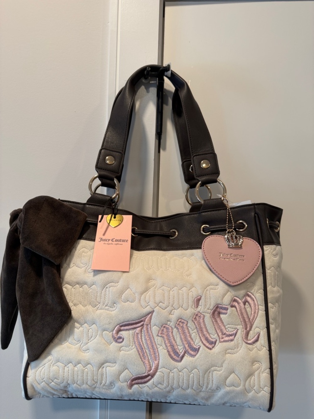 Juicy Couture Vintage Dreams Angel/Chocolate Tote